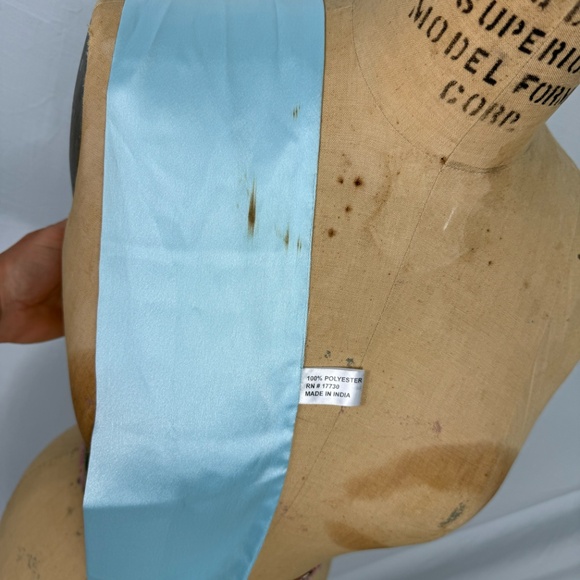 Scarf Belts Set of 4 Black, Floral, Blue, Paisley - Picture 3 of 15